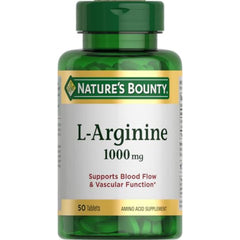 Nature's Bounty L-Arginine 1000mg bottle front