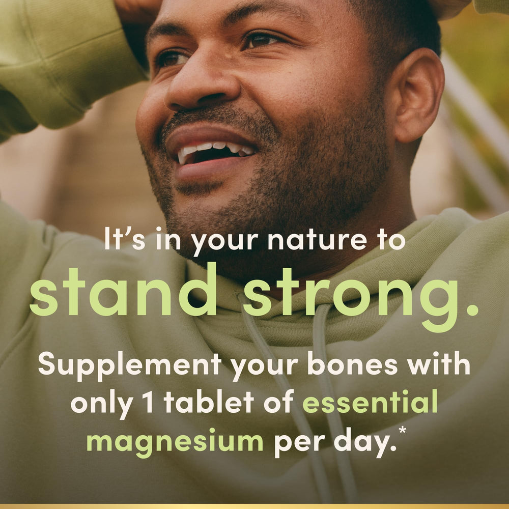 Coated magnesium tablets designed for easy swallowing
