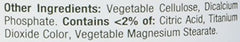 Sugar-free statement on packaging