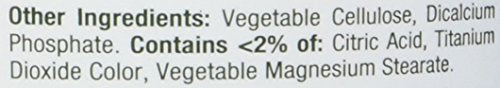 Nature's Bounty magnesium bottle with cap removed