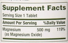 Single magnesium tablet with smooth coating