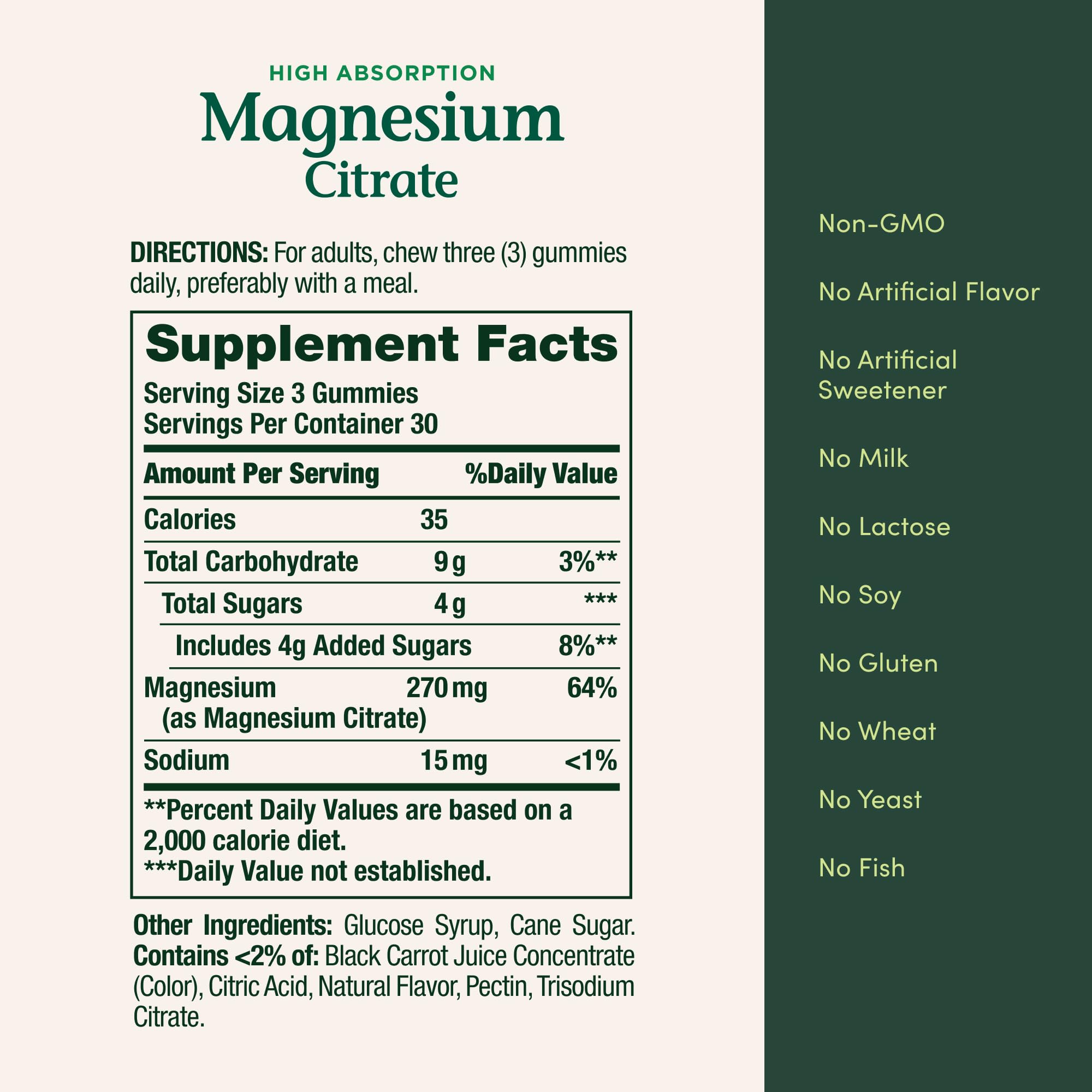 Close-up of raspberry flavored magnesium gummies