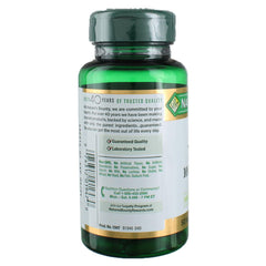 Nature's Bounty Milk Thistle 1000 mg bottle label close-up