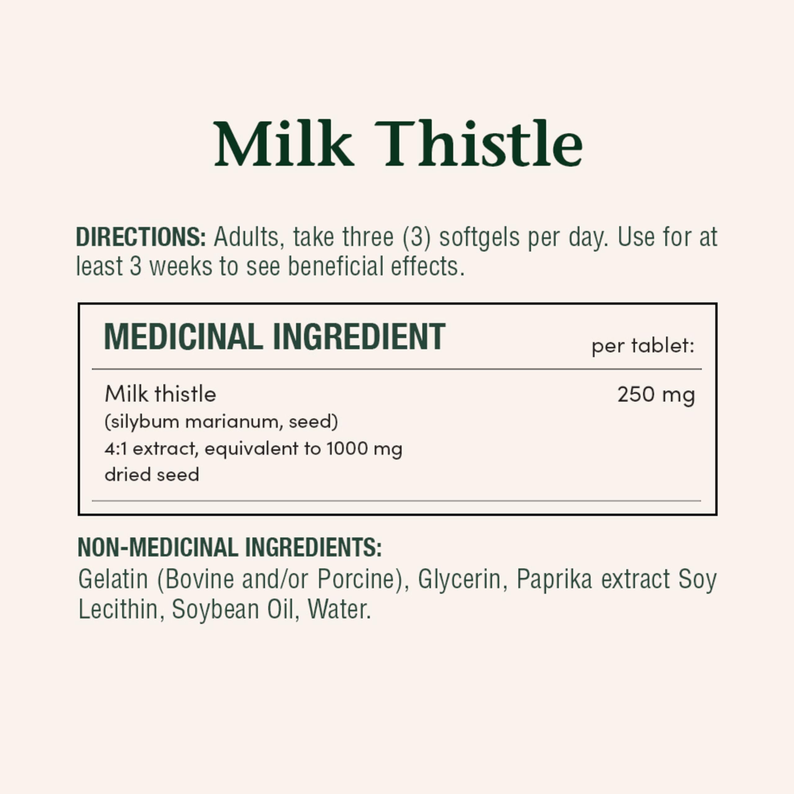 Bottle of Nature's Bounty Milk Thistle 200 Softgels