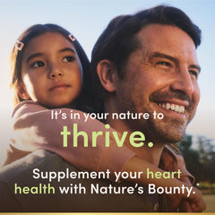 Nutrition facts panel on Nature's Bounty Fish Oil