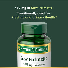 Whole herb saw palmetto plant