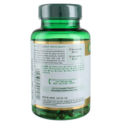 Nature's Bounty Saw Palmetto 450 mg packaging and capsule details