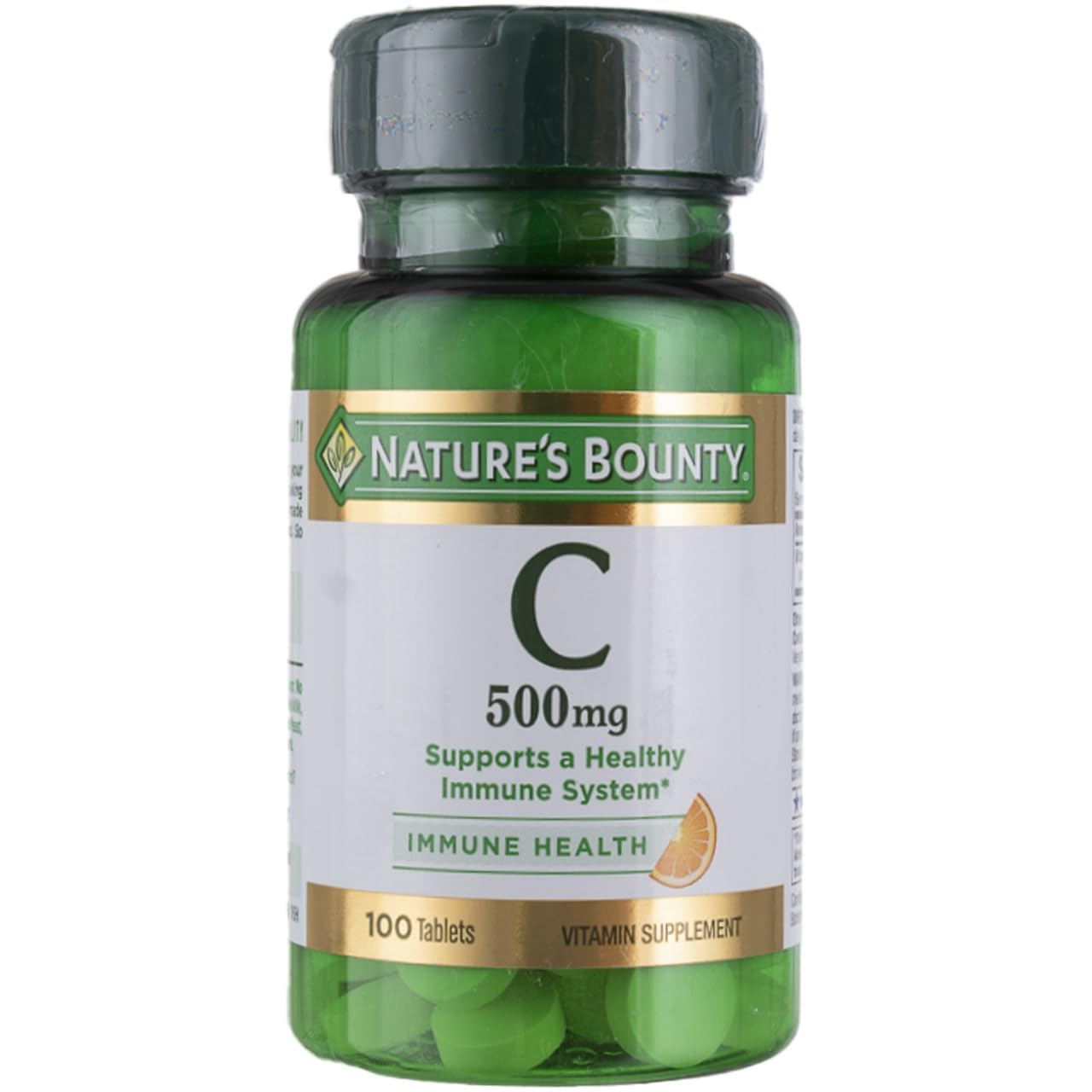 Nature's Bounty Vitamin C 500 mg bottle front