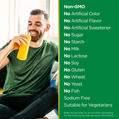 Serving suggestion: take one 500 mg Vitamin C tablet with a meal