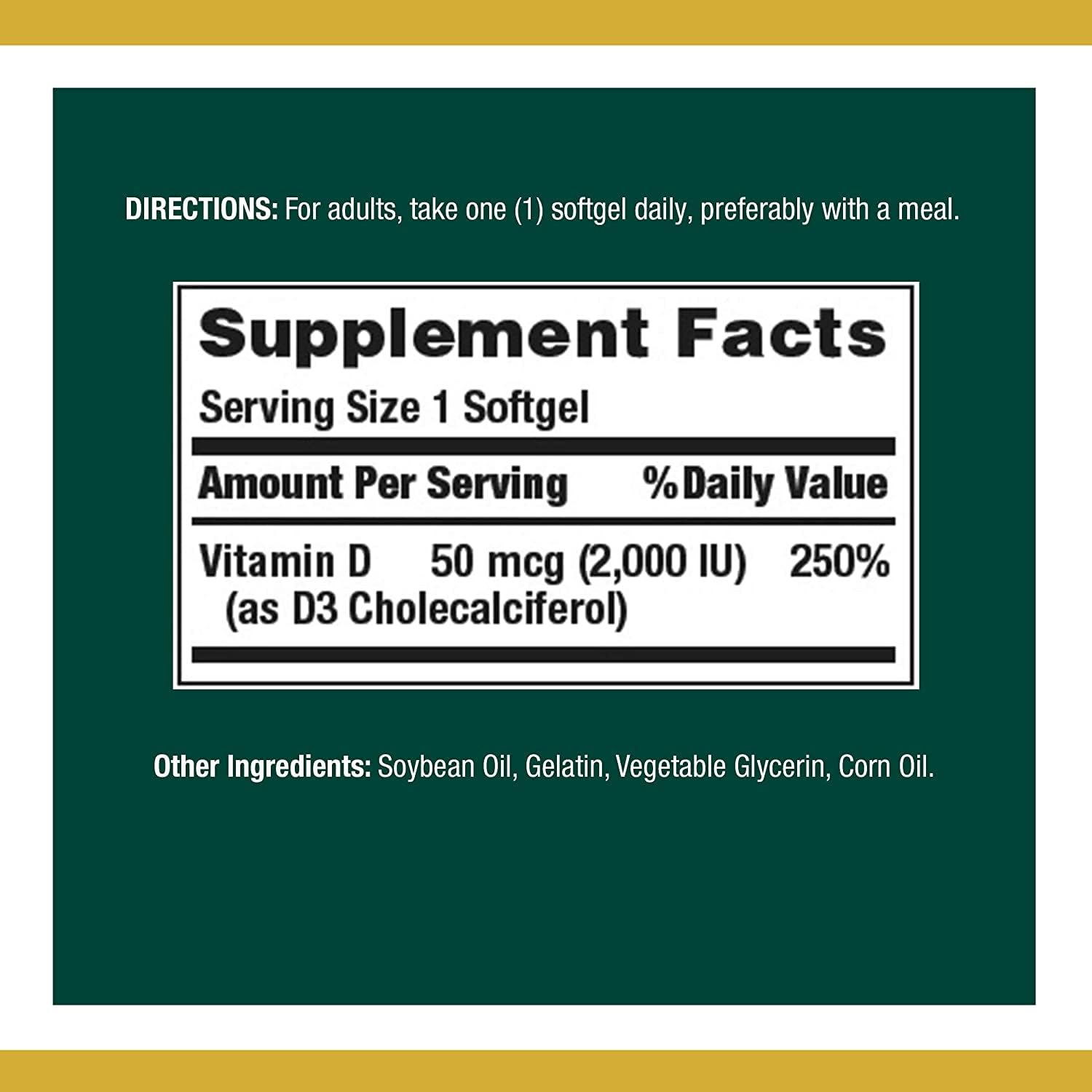Graphic showing Vitamin D3 supports bone health and calcium absorption