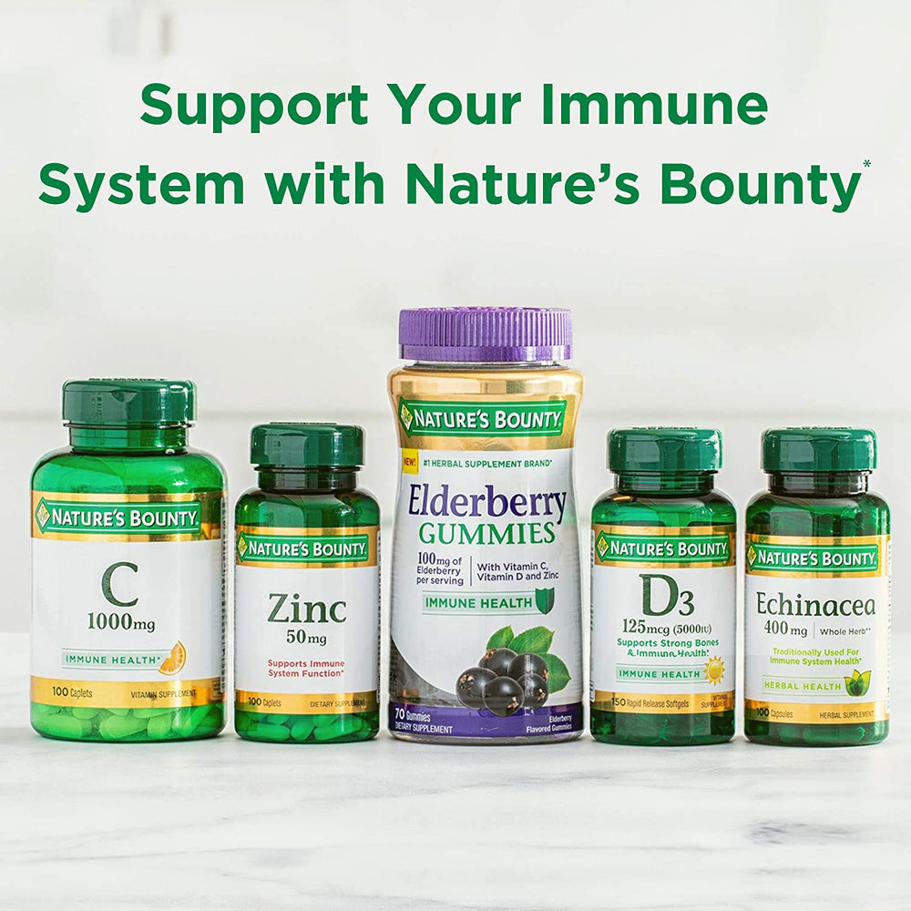 Non-GMO gluten-free Vitamin D3 softgels with no artificial colors or sweeteners