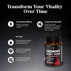 Dosage instructions for two capsules daily with food