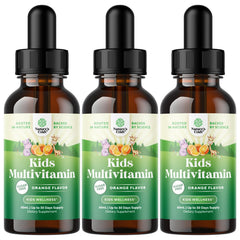 Front view of Natures Craft Liquid Multivitamin for Kids showing immunity support