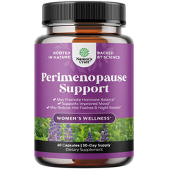Nature's Craft complete perimenopause bottle supports daily hormone balance and mood.