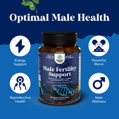 Natures Craft Pre Conceive panel showing CoQ10 and D-Aspartic Acid for vitality.
