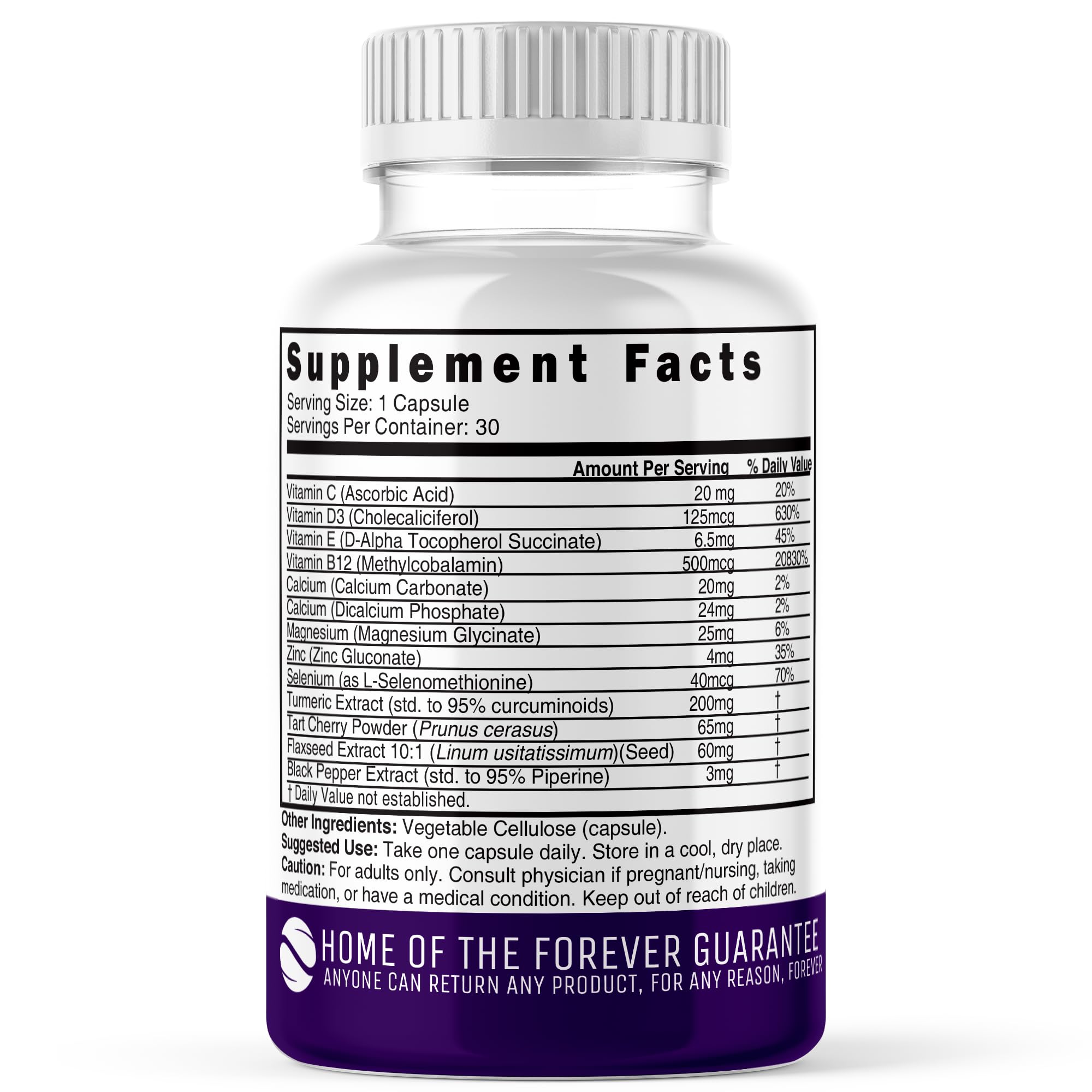 Nature's Fusions LupuEase black pepper extract to boost absorption.