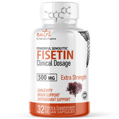 Nature's Fusions Nutri Fisetin 500mg 32-count bottle