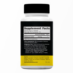Nature's Fusions KI tablets 280-count pack-two display highlighting bulk supply.