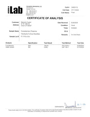 Third-party lab testing certificate