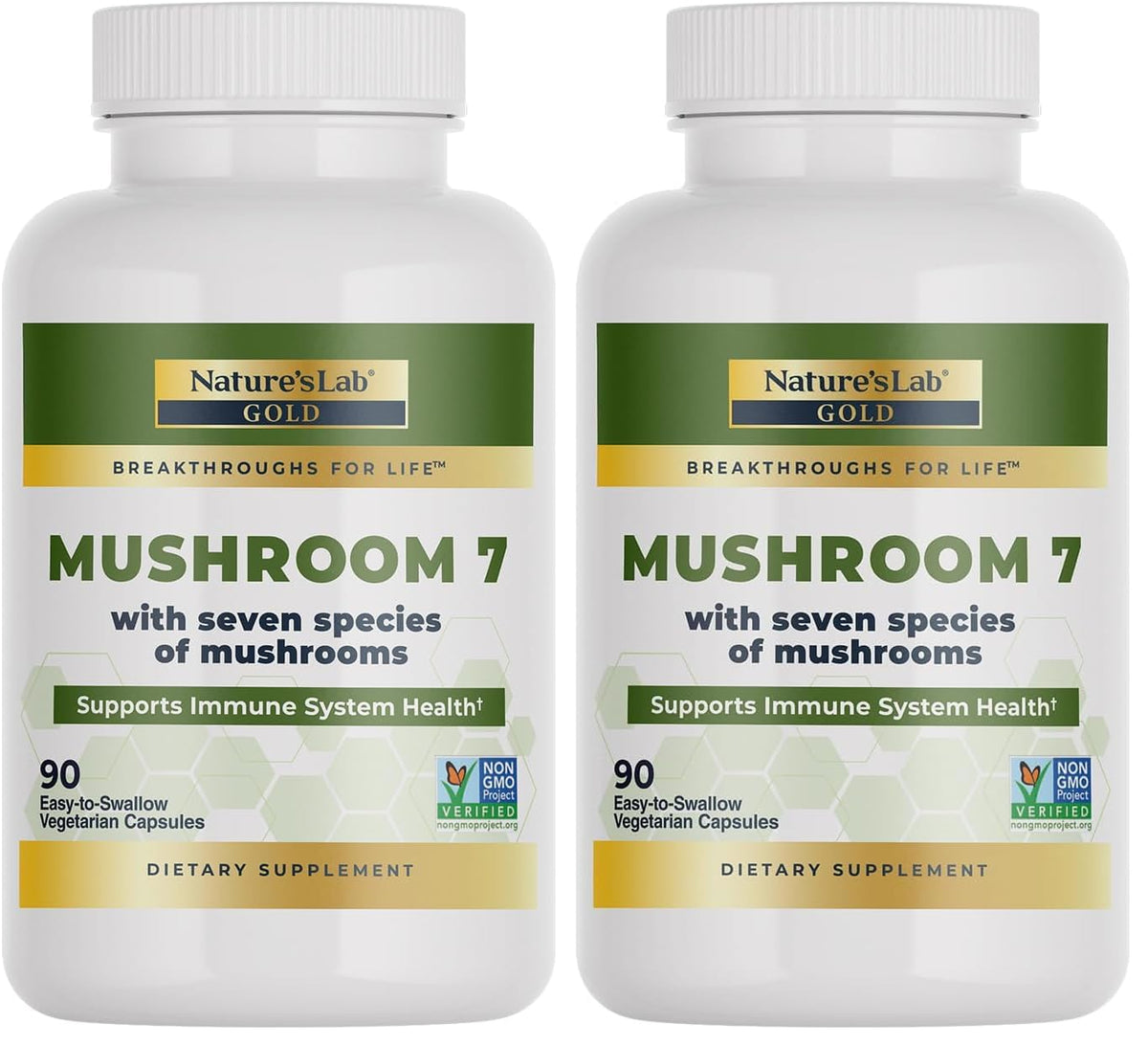 Reishi mushroom (Ganoderma lucidum) - Nature's Lab Mushroom 7 Organic Blend