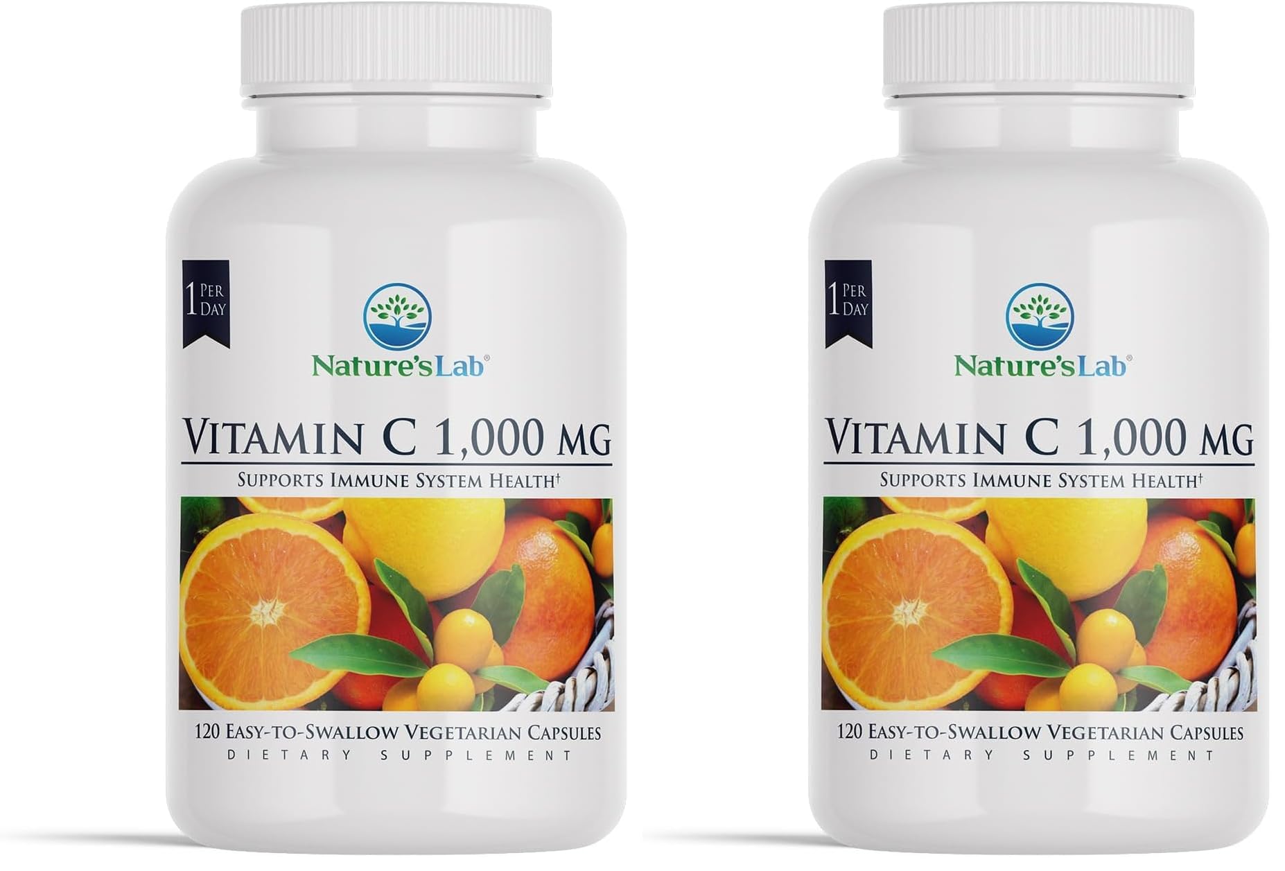 Nature's Lab Vitamin C 1000mg bottle showing packaging