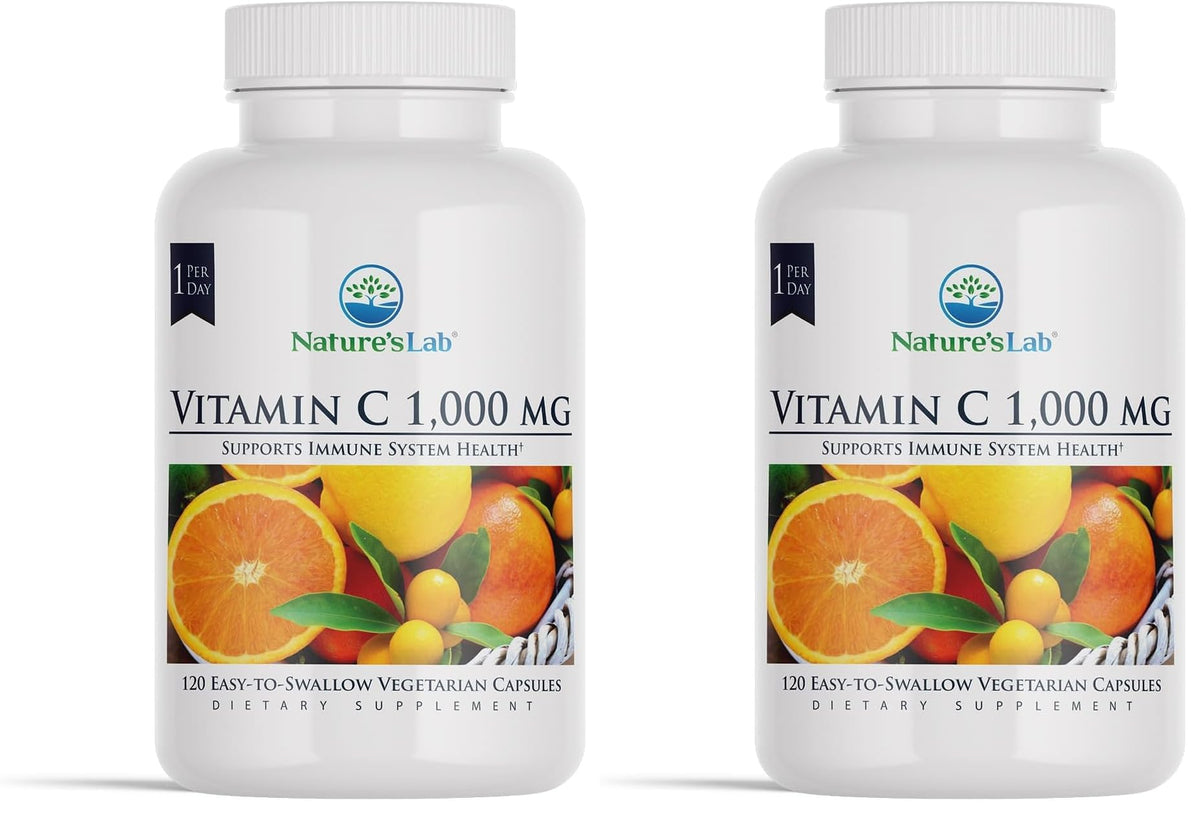 Nature's Lab Vitamin C 1000mg bottle showing packaging