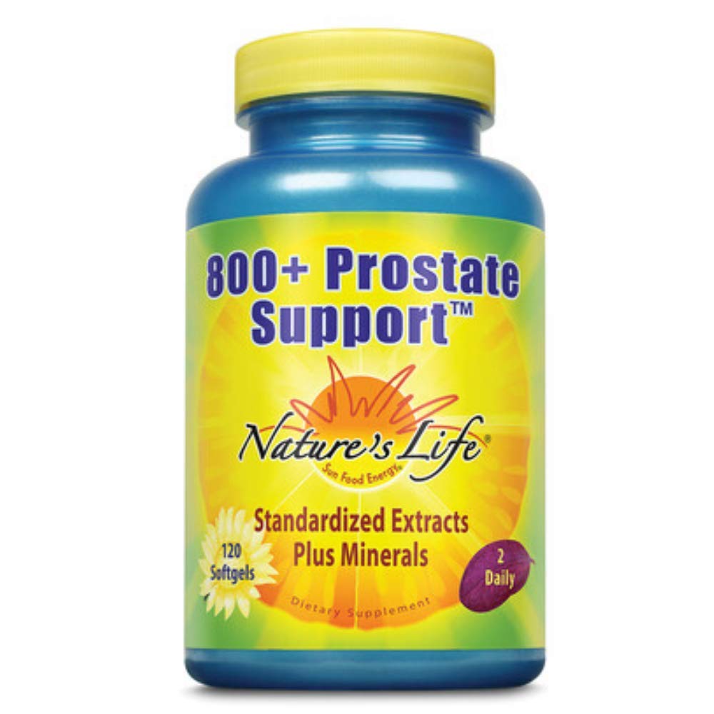 Nature's Life 800+ Prostate Support bottle 120 count