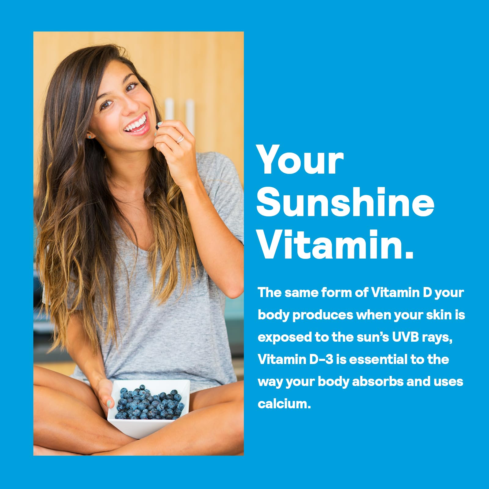 GMP certified and lab verified Vitamin D3 supplement