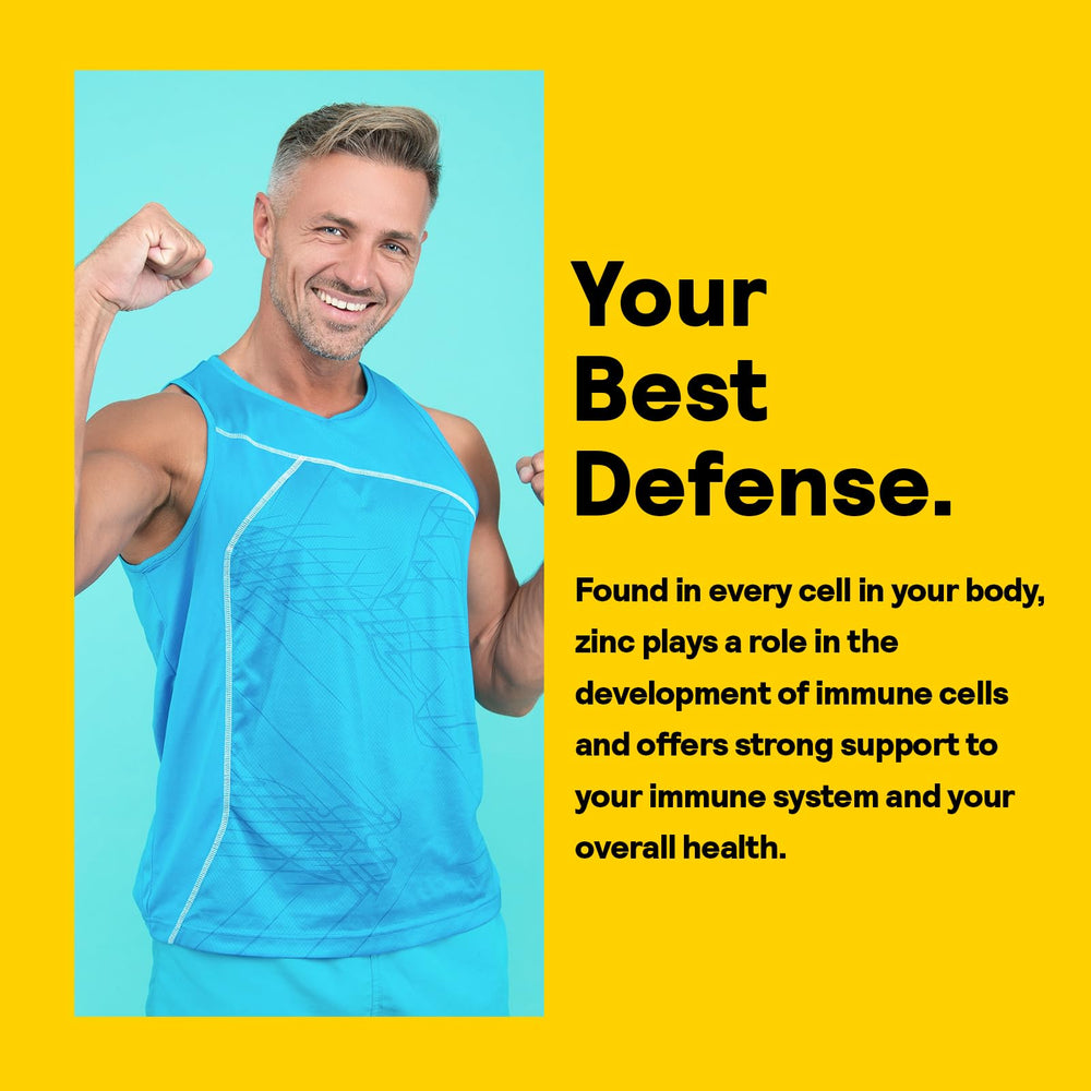 GMP certified quality seal for Nature's Life zinc supplement