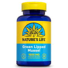 Nature's Life Green Lipped Mussel 1500 mg bottle – 90 capsules