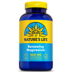 Nature's Life Magnesium 500 mg Citrate Malate Oxide with Vitamin B-6 capsules - 250 servings