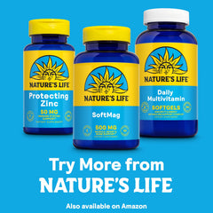 Pack of two Nature's Life SoftMag 500 mg bottles
