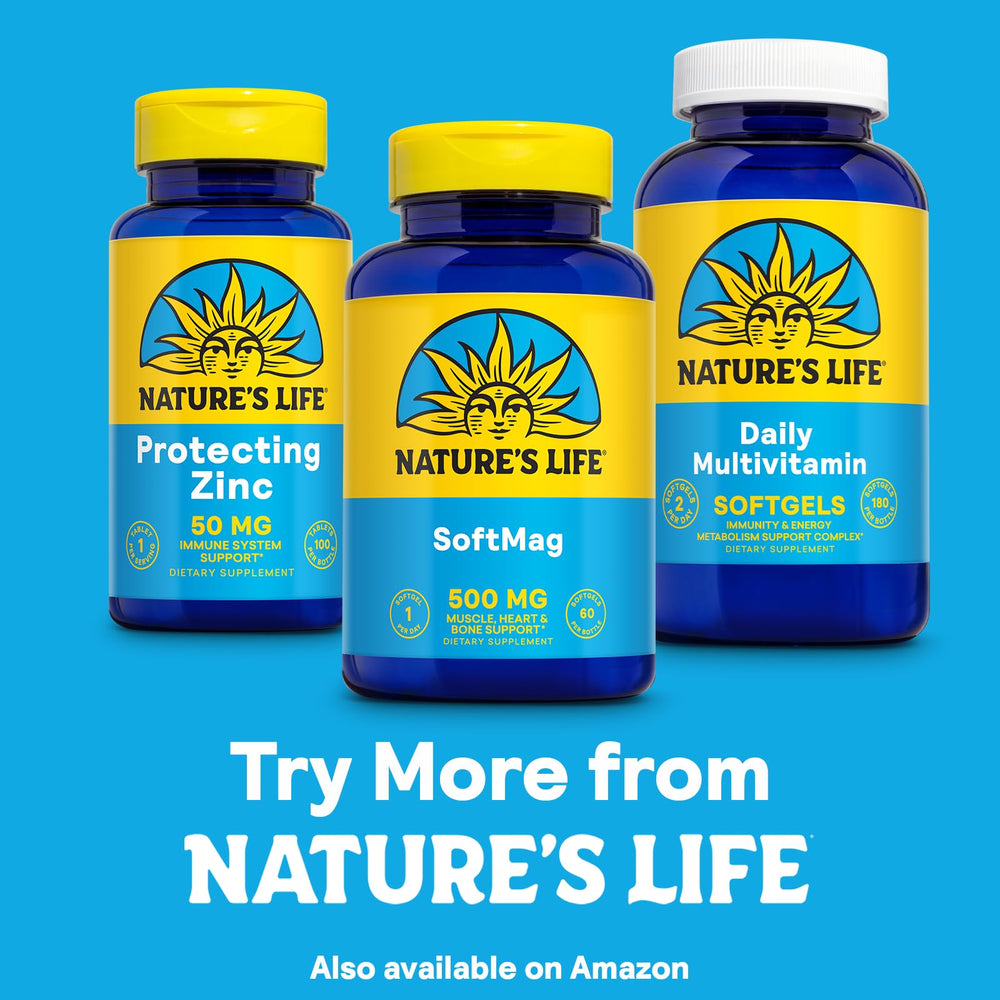 Graphic showing 60 servings per bottle and daily dosage