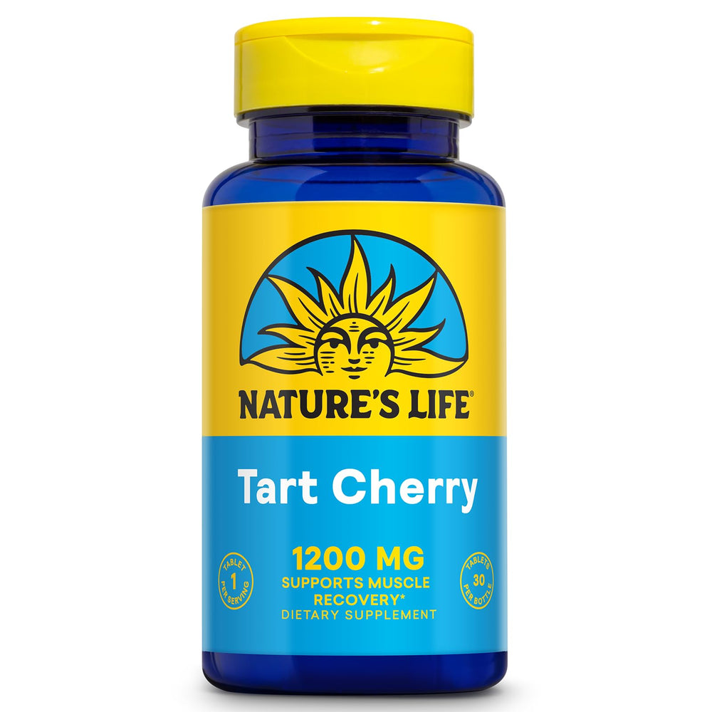 Nature's Life Tart Cherry 1200mg tablets bottle (30 tablets)