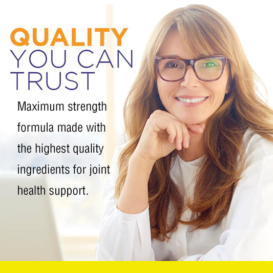 Three gelatin capsules from Nature's Life Joint Ease