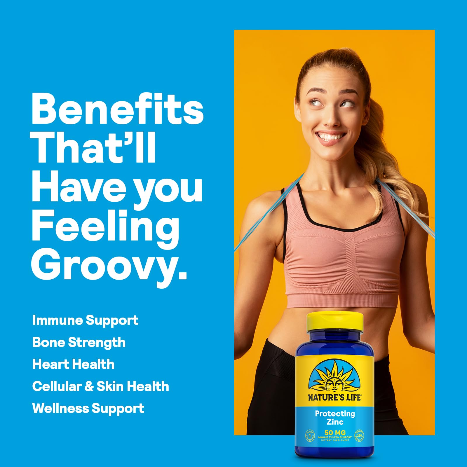 Graphic showing chelated zinc forms zinc picolinate, citrate and gluconate