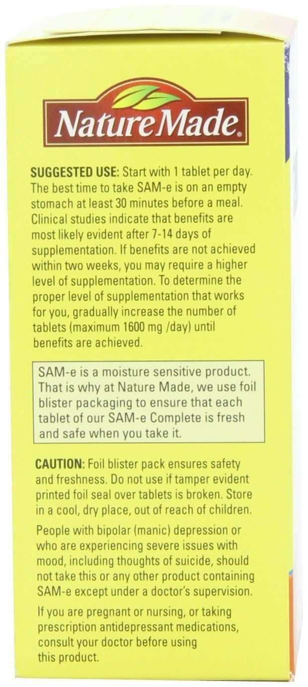Nature's Made Sam-e Complete 2-pack label