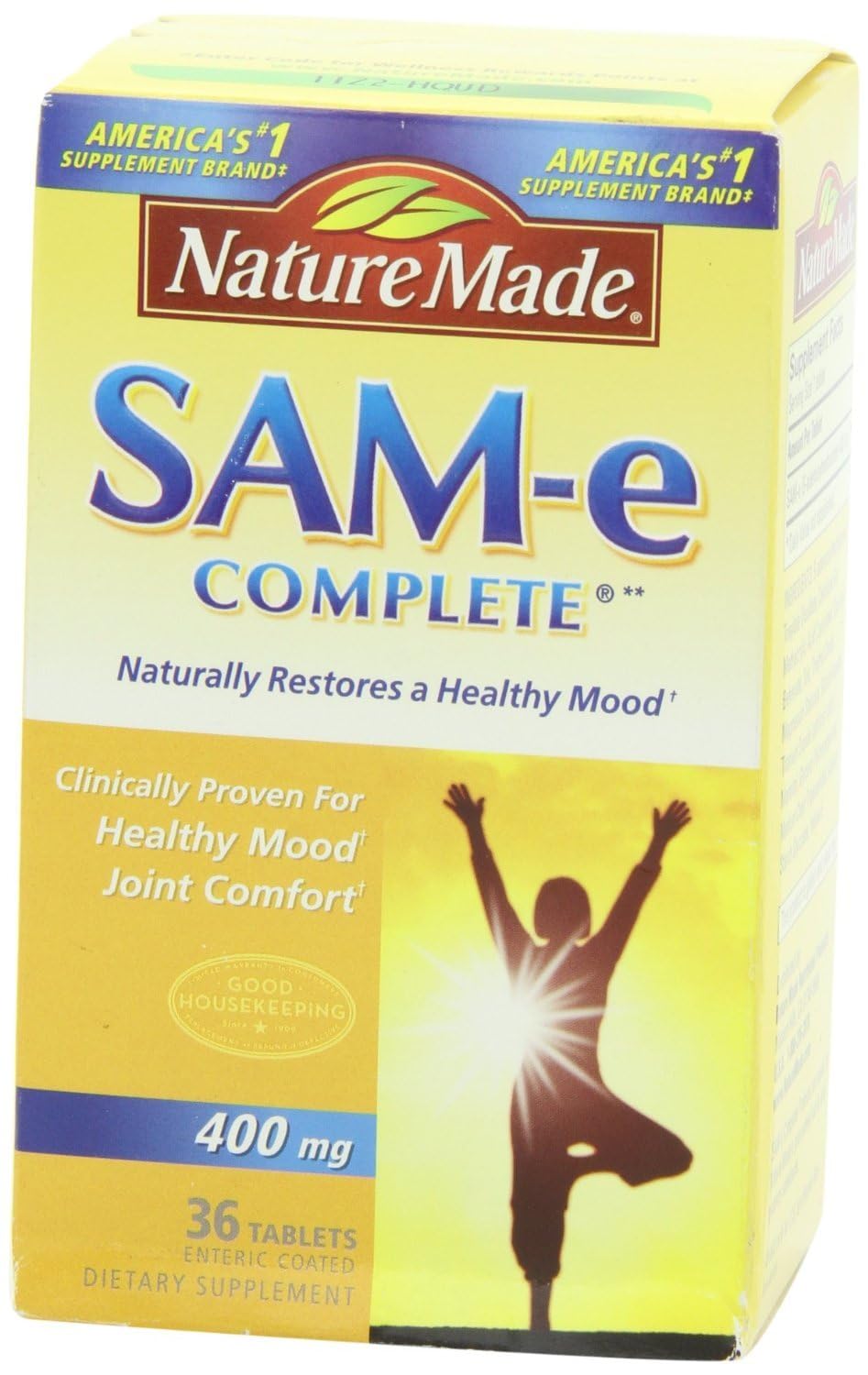 Two packs of Sam-e Complete side view