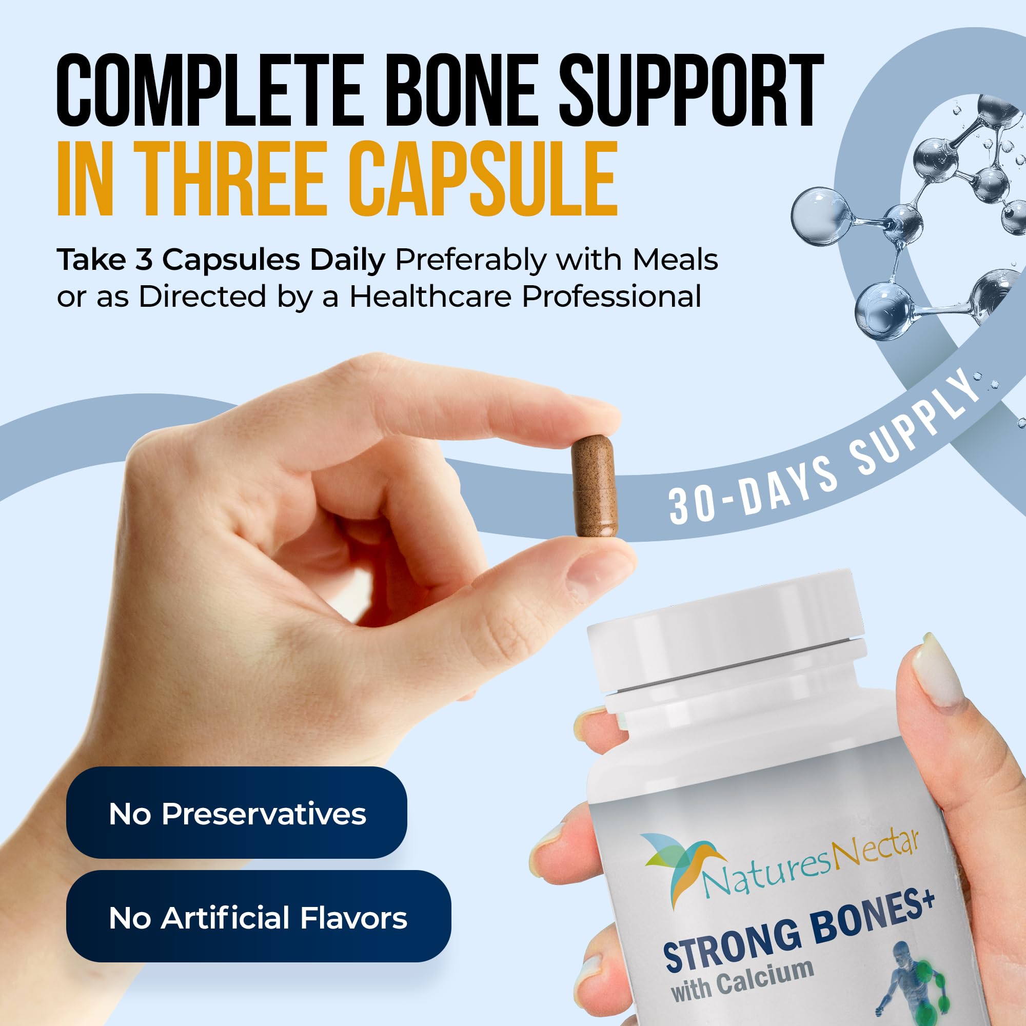 Gentle, easy-to-digest bone builder formula illustration