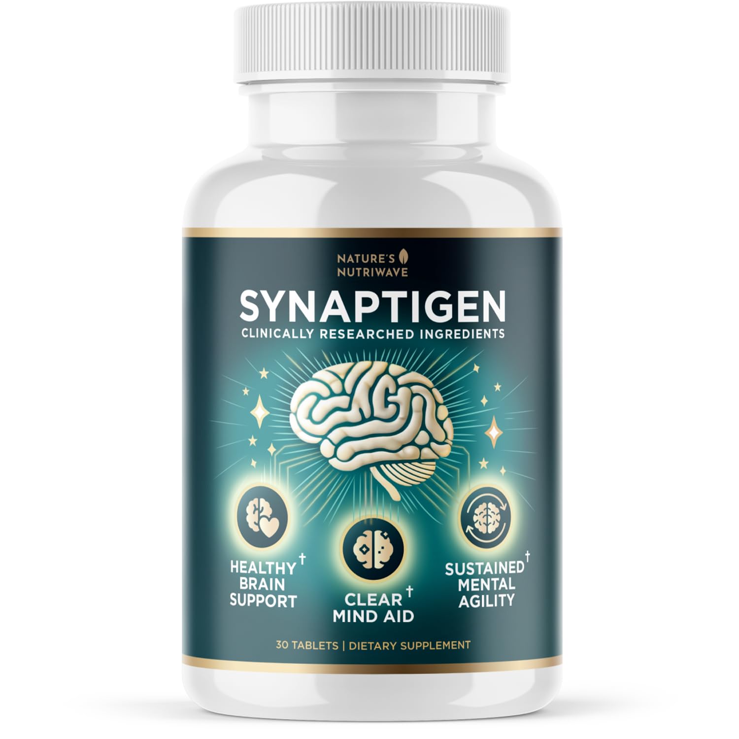 Nature's NutriWave Synaptigen bottle – front view