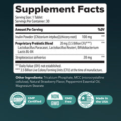 Inulin powder and probiotic ingredients illustration for Synaptigen