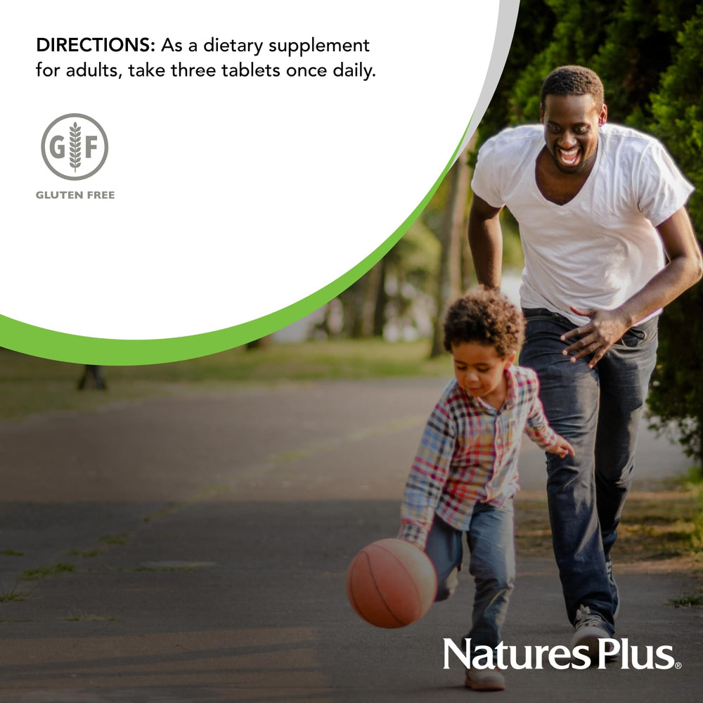 Natures Plus AgeLoss Hair Support packaging with label details