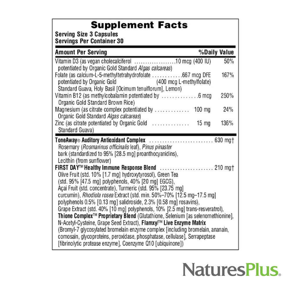 Illustration of ingredients: pine bark extract and rosemary
