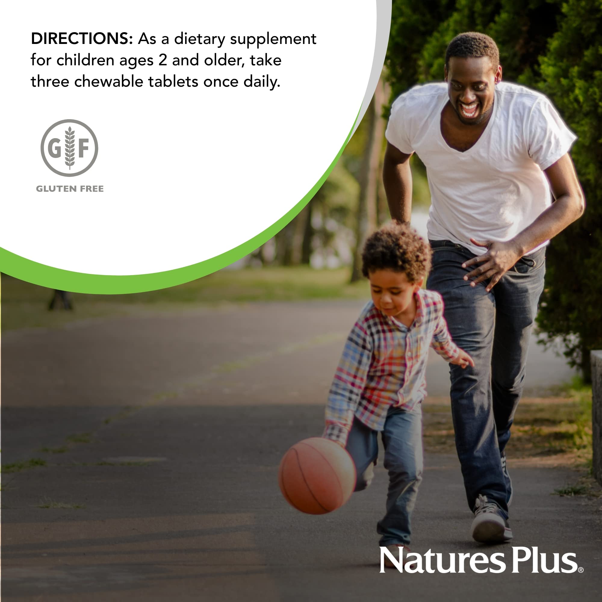 Comparison image showing old vs new Nature's Plus Animal Parade bottle designs during transition