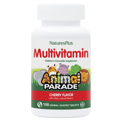 Nature's Plus Animal Parade Cherry Multivitamin bottle label