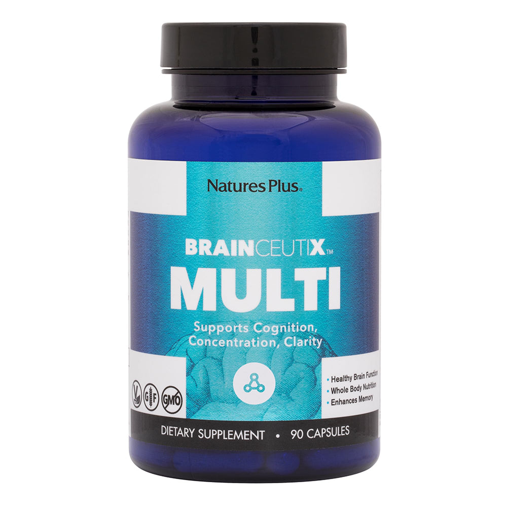 Natures Plus BrainCeutix 90-cap bottle front view