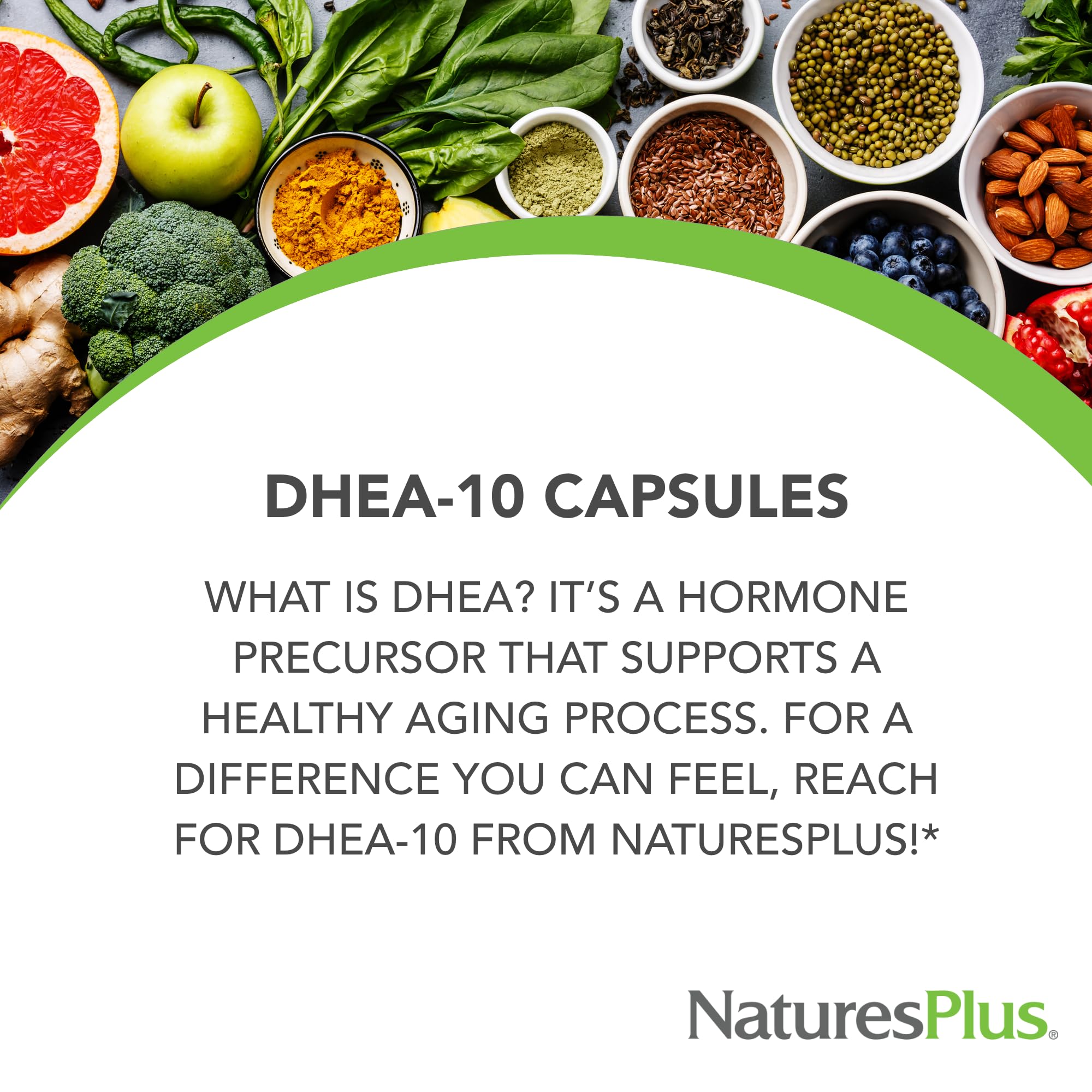 Bioperine and DHEA-10 ingredient panel