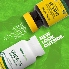 DHEA-25 capsule with Bioperine close-up