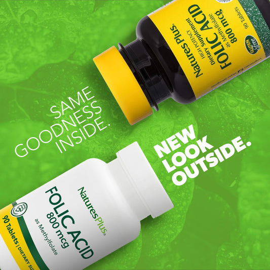 Close-up of heart-shaped methylfolate tablets