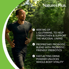 Probiotic-friendly prebiotics and Live Enzyme Blend on packaging